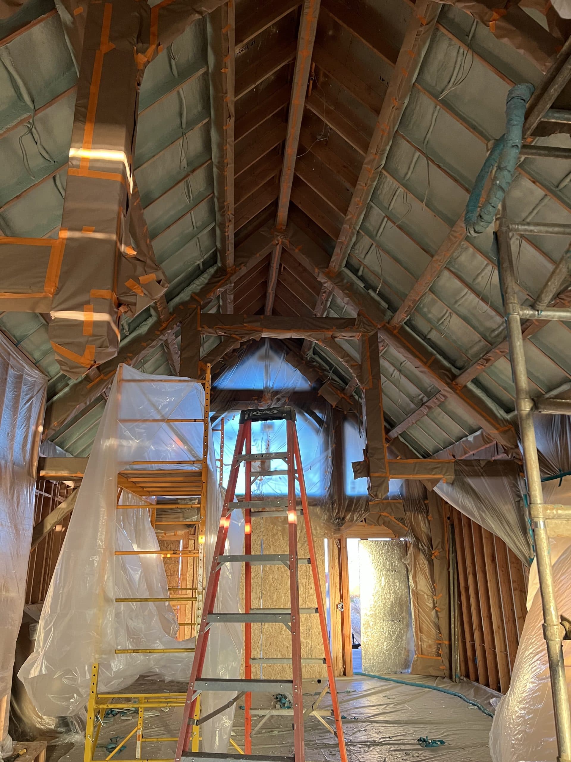 Cold storage insulation project